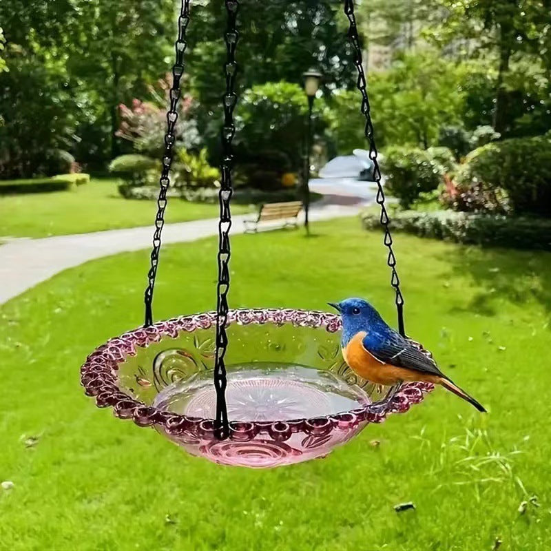🔥💐SPRING DAY SALE- ONLY 💲32.99!⚡50K+ SOLD!🐦Solar Cascade Hanging Bird Bath Fountain
