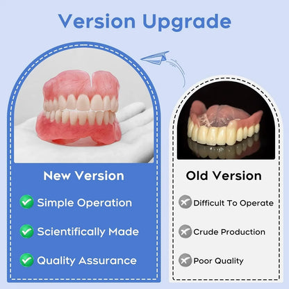 🔥Limited Time 50% OFF： 2nd ltem 60% Off🔥Acezozla® Medical Full Denture with Strong Suction ✅ Made and Shipped from the USA🍀