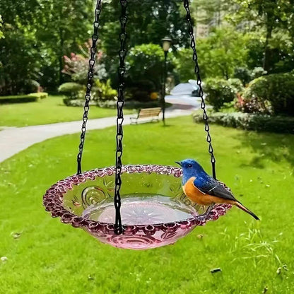 🔥💐SPRING DAY SALE- ONLY 💲32.99!⚡50K+ SOLD!🐦Solar Cascade Hanging Bird Bath Fountain