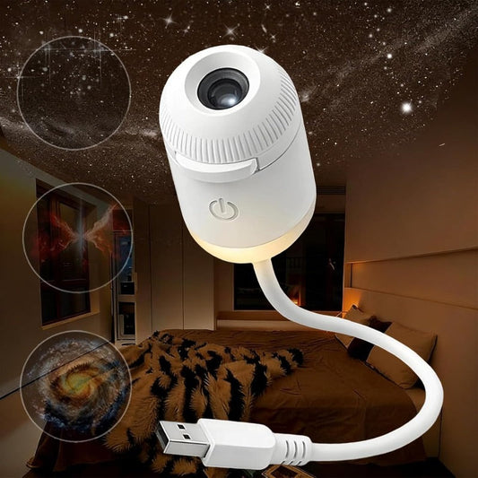 2-in-1 Galaxy Projector Lamp – Transform Your Room into a Starry Dream