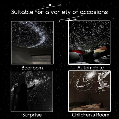 2-in-1 Galaxy Projector Lamp – Transform Your Room into a Starry Dream