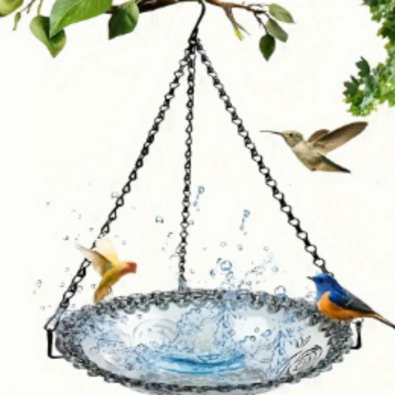 🔥💐SPRING DAY SALE- ONLY 💲32.99!⚡50K+ SOLD!🐦Solar Cascade Hanging Bird Bath Fountain
