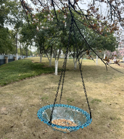 🔥💐SPRING DAY SALE- ONLY 💲32.99!⚡50K+ SOLD!🐦Solar Cascade Hanging Bird Bath Fountain