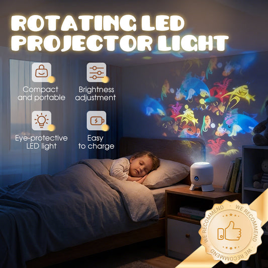 ✨Today: 50% OFF!🔥Dynamic Rotating LED Projector Light