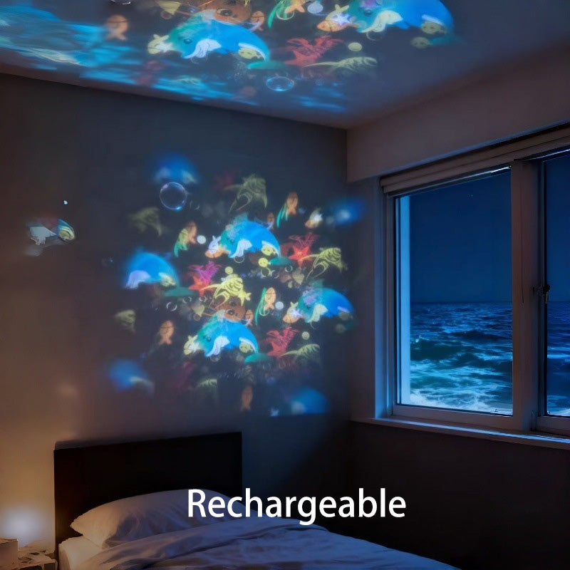 ✨Today: 50% OFF!🔥Dynamic Rotating LED Projector Light